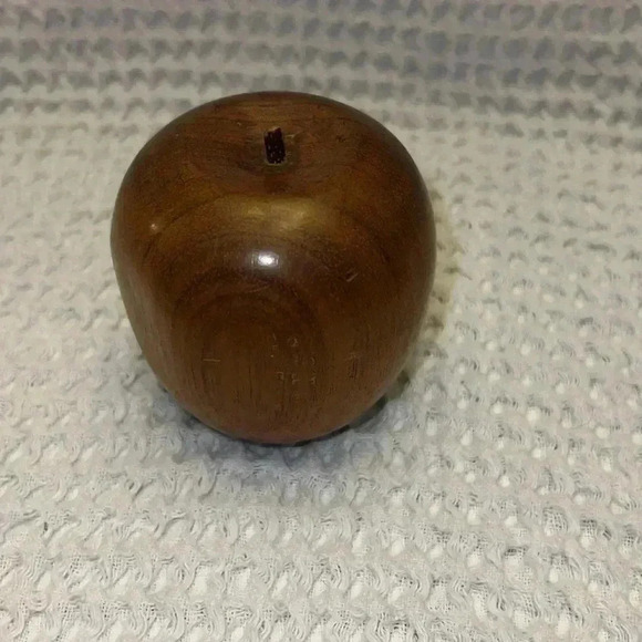 Vintage Mid Century Modern Wood Fruit 5 Piece Set - Picture 4 of 8